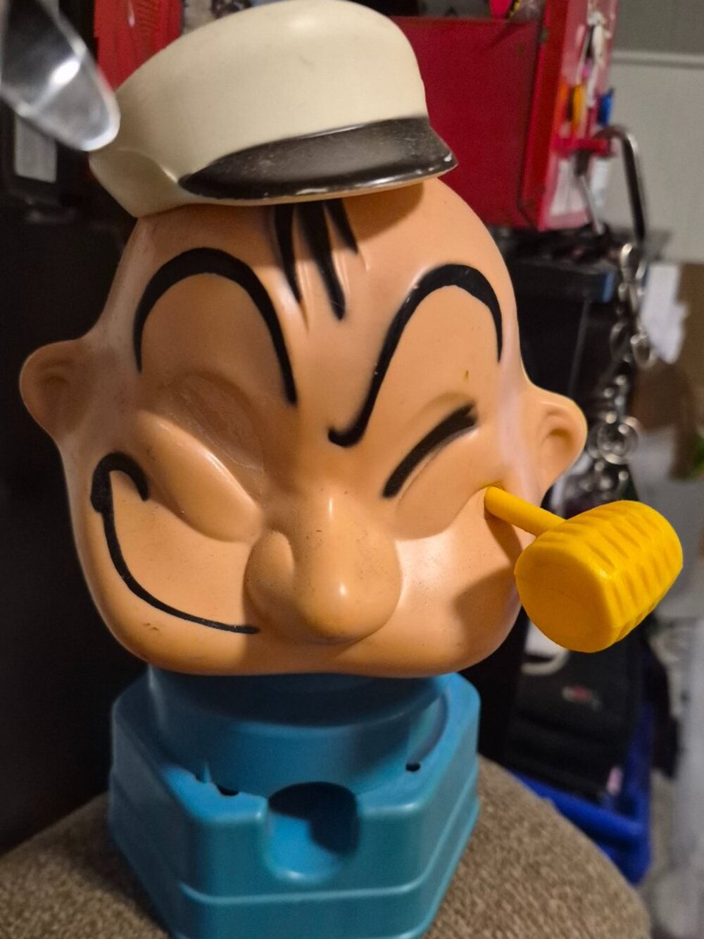 1968 Hasbro Popeye the Sailor Man Gumball Machine Bank